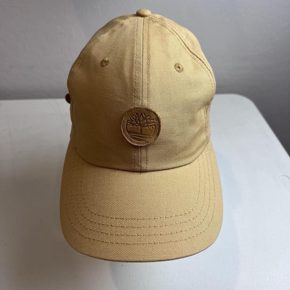 Timberland Hat Strapback Tree Logo Patch Yellow/T… - image 2